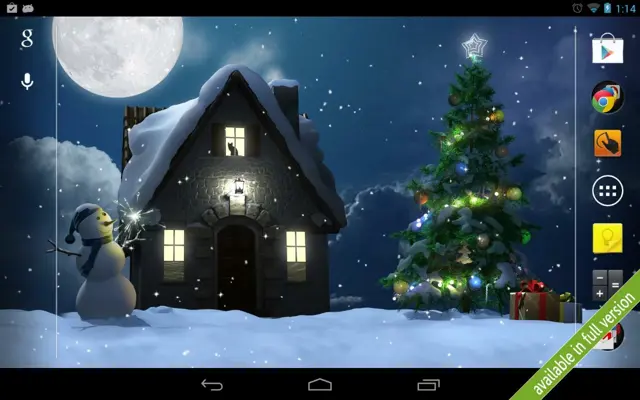 Christmas Moon free android App screenshot 2